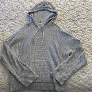 Aerie Grey Cozy Knit Sweatshirt